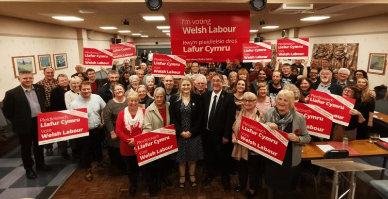 At my 2019 campaign launch with local Labour MS, Mick Antoniw